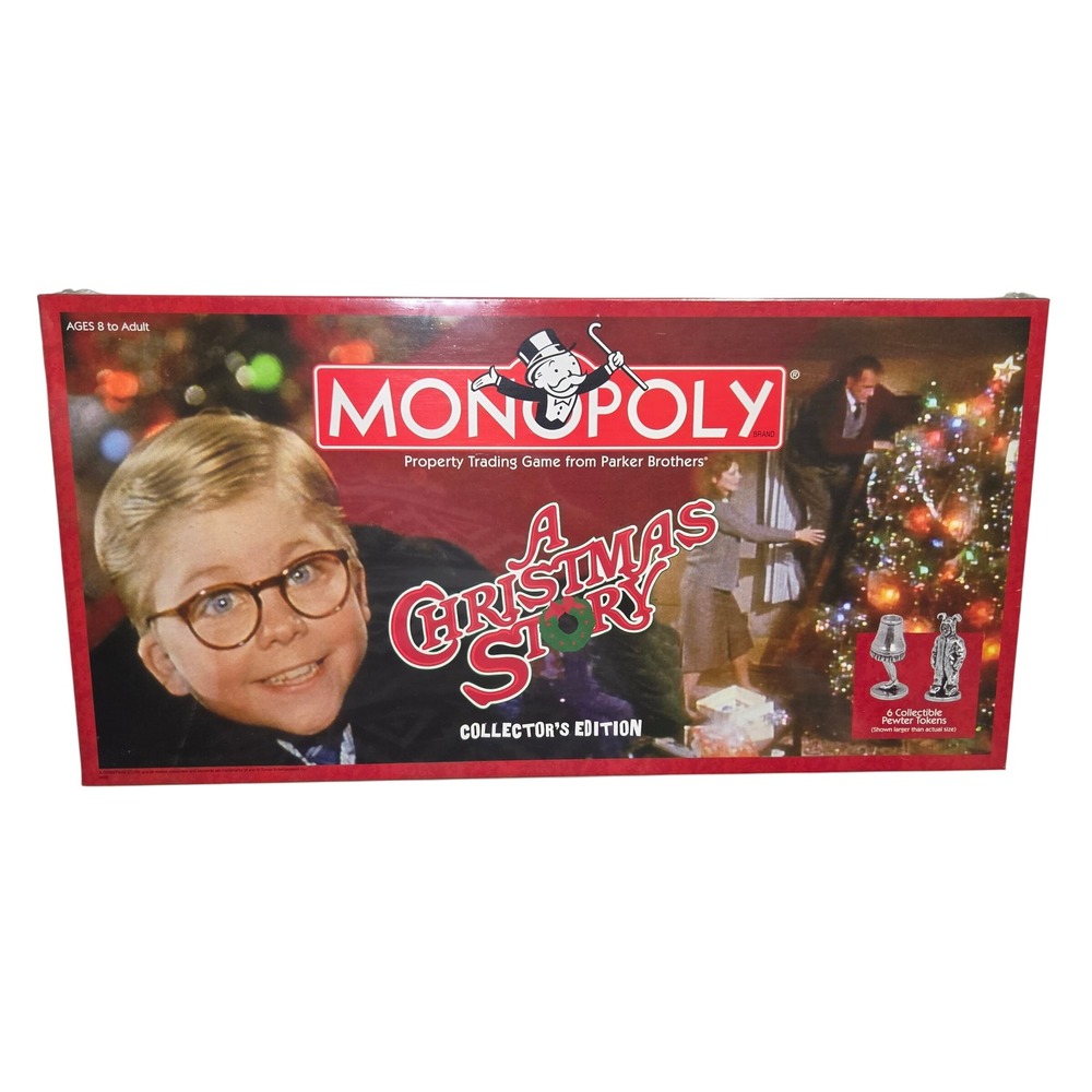 2008 A Christmas Story Monopoly Collector's Edition Board Game Sealed